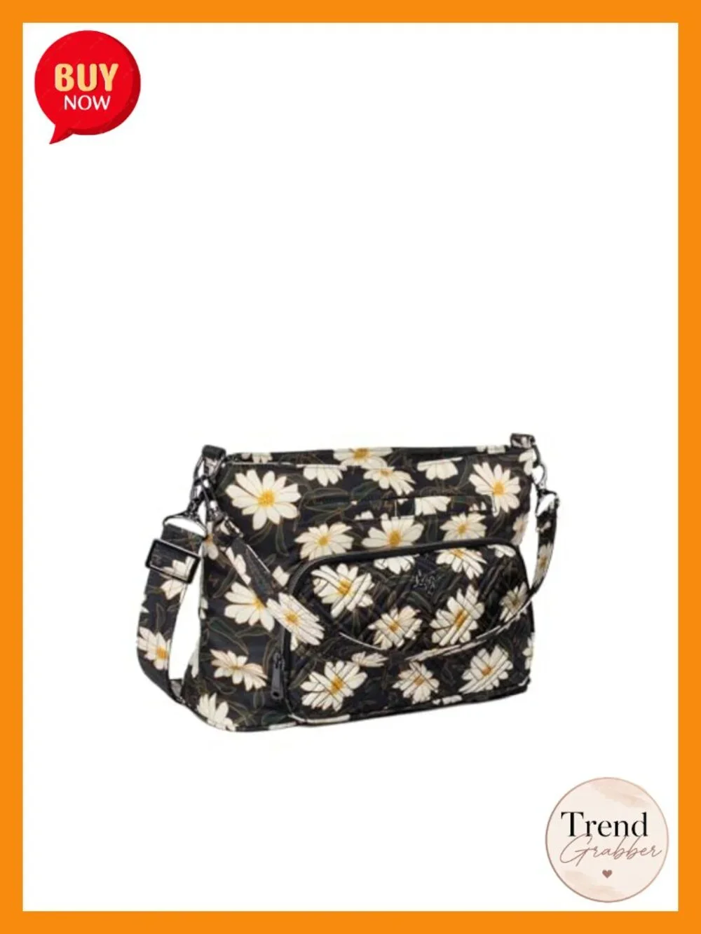 Convertible Crossbody Bag with RFID Protection and Multiple Pockets